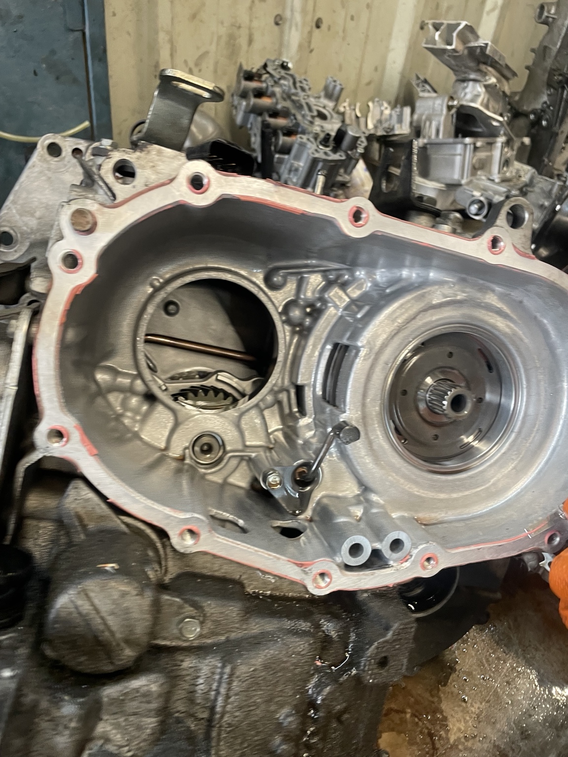 Carter ouvert pour inspection